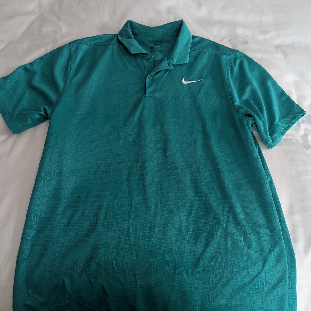 Nike Men's Aqua Polo Shirt
